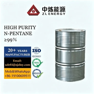 Uchel{0}}Purdeb N-Pentane CAS 109-66-0 Yn fwy na neu'n hafal i 99% Diwydiannol Gradd Cemegol Canolradd